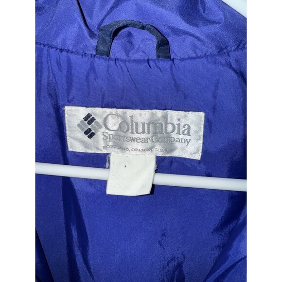 Vintage Columbia Ski Suit One Piece Snowsuit Snow Bib Retro Belted 80’s Med. R2 - Picture 5 of 12